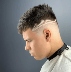 Corte com Risquinho no Cabelo, Listras, Desenhos em ETC