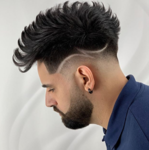 Corte de Cabelo Liso Masculino: Americano, Moicano! – Quarto Sete