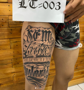 Tatuagem Na Perna Masculina Coxa E Joelho Inspira Es Quarto Sete