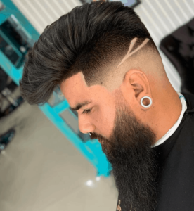 Listras no cabelo Listras no cabelo