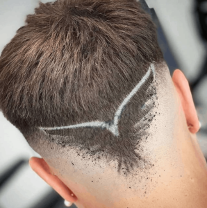 Risco no cabelo Risco no cabelo