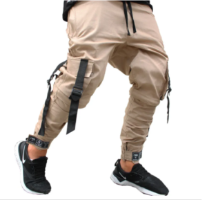 Calça Cargo Bege Masculina Jogger