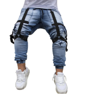 Calça Cargo Jogger Masculina Jeans