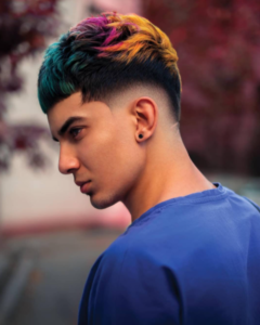 Cabelo Colorido Masculino Varias Cores