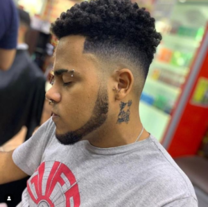 Cabelo Mid Fade Degradê Masculino