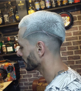 Cabelo Platinado Masculino Curto