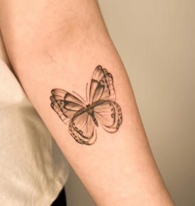 Tatuagem Borboleta feminina