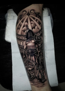 Tatuagem na Perna TOP Masculina Tatuagem na Perna TOP Masculina